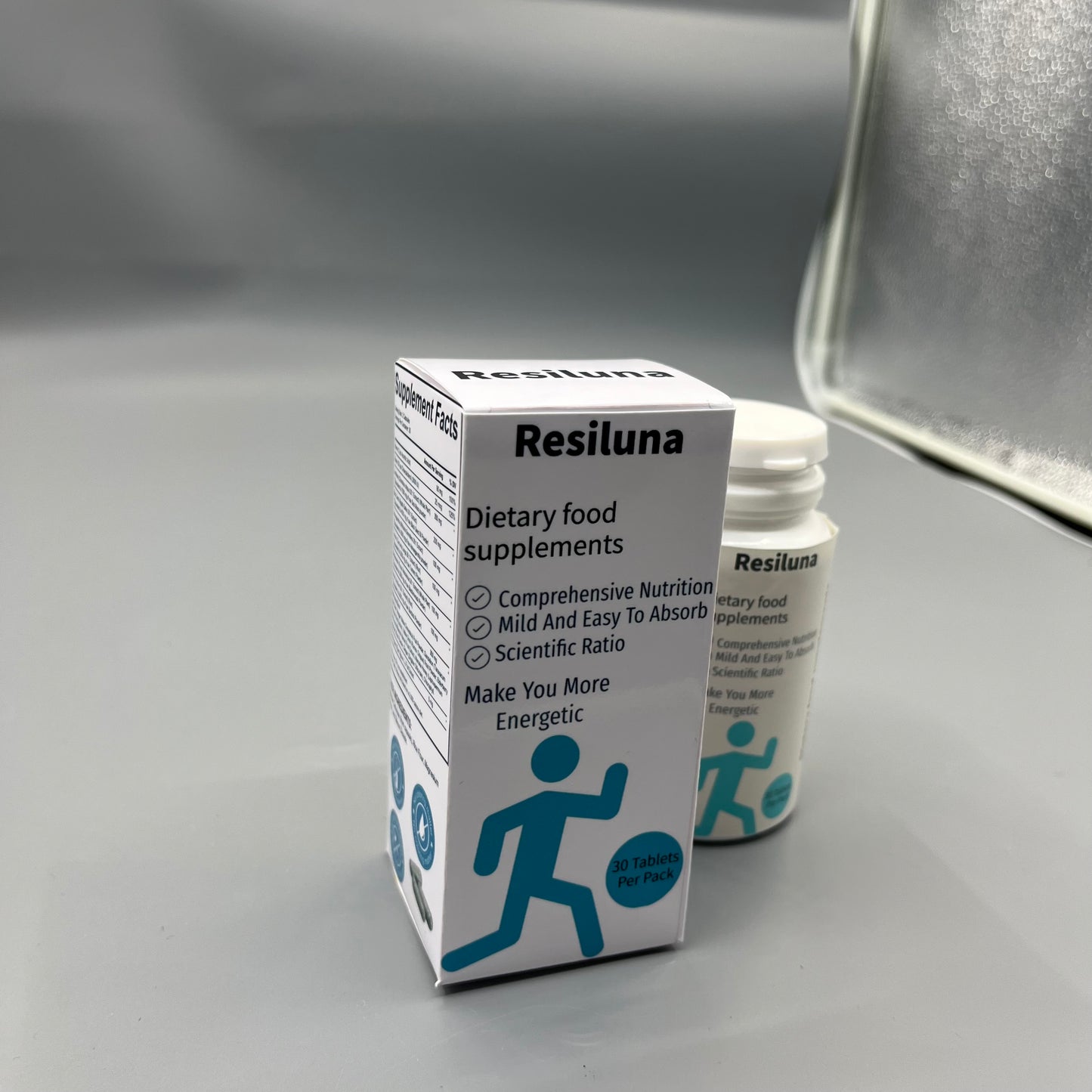 Resiluna Dietary food supplements Mild Easy Absorb Wellness Tablets for Adult Daily Vitality Support