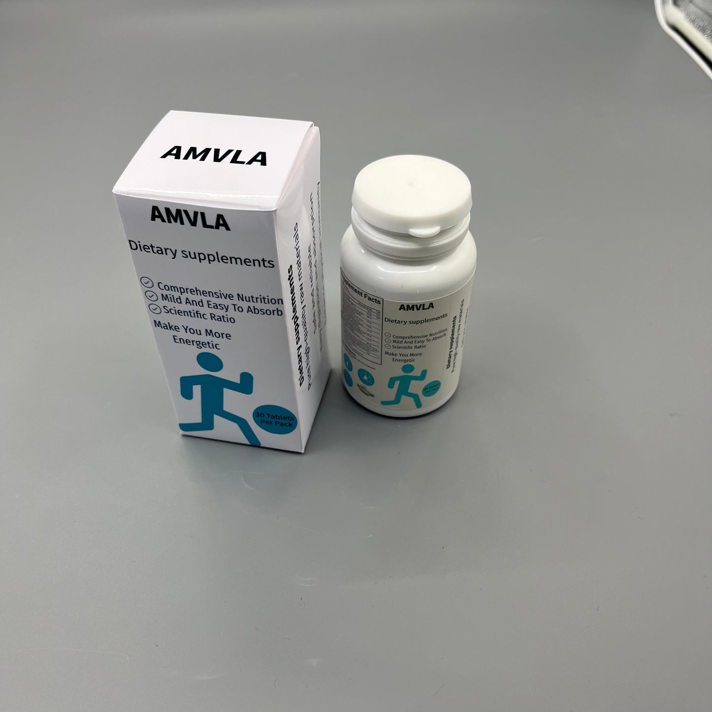 AMVLA Dietary supplements Mild Easy Absorb Plant Based Wellness Pills for Adult Daily Vitality Boost