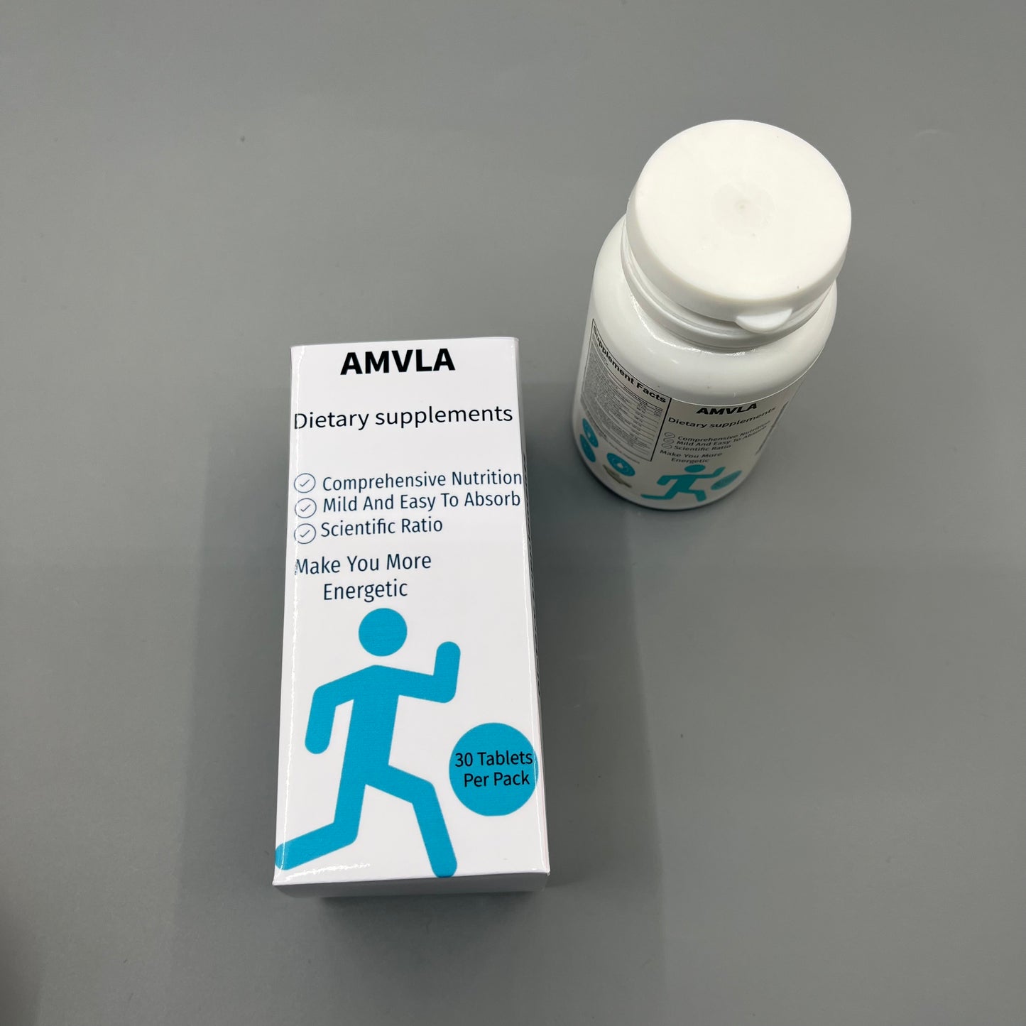 AMVLA Dietary supplements Mild Easy Absorb Plant Based Wellness Pills for Adult Daily Vitality Boost