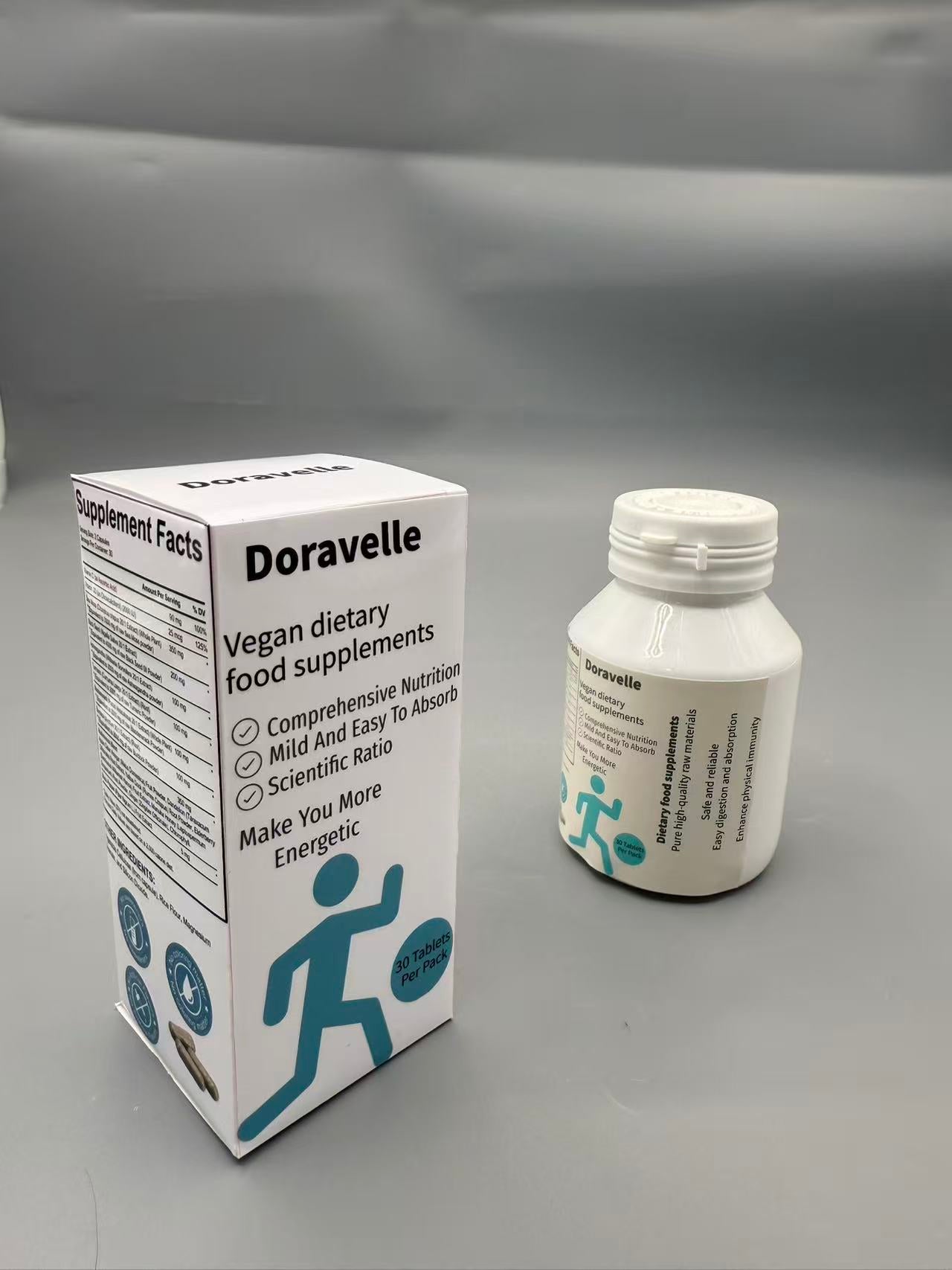 Doravelle   Dietary food supplements Natural Vitamin Mineral Herbal Extract Capsules to Supplement Daily Nutrient Intake for Adults